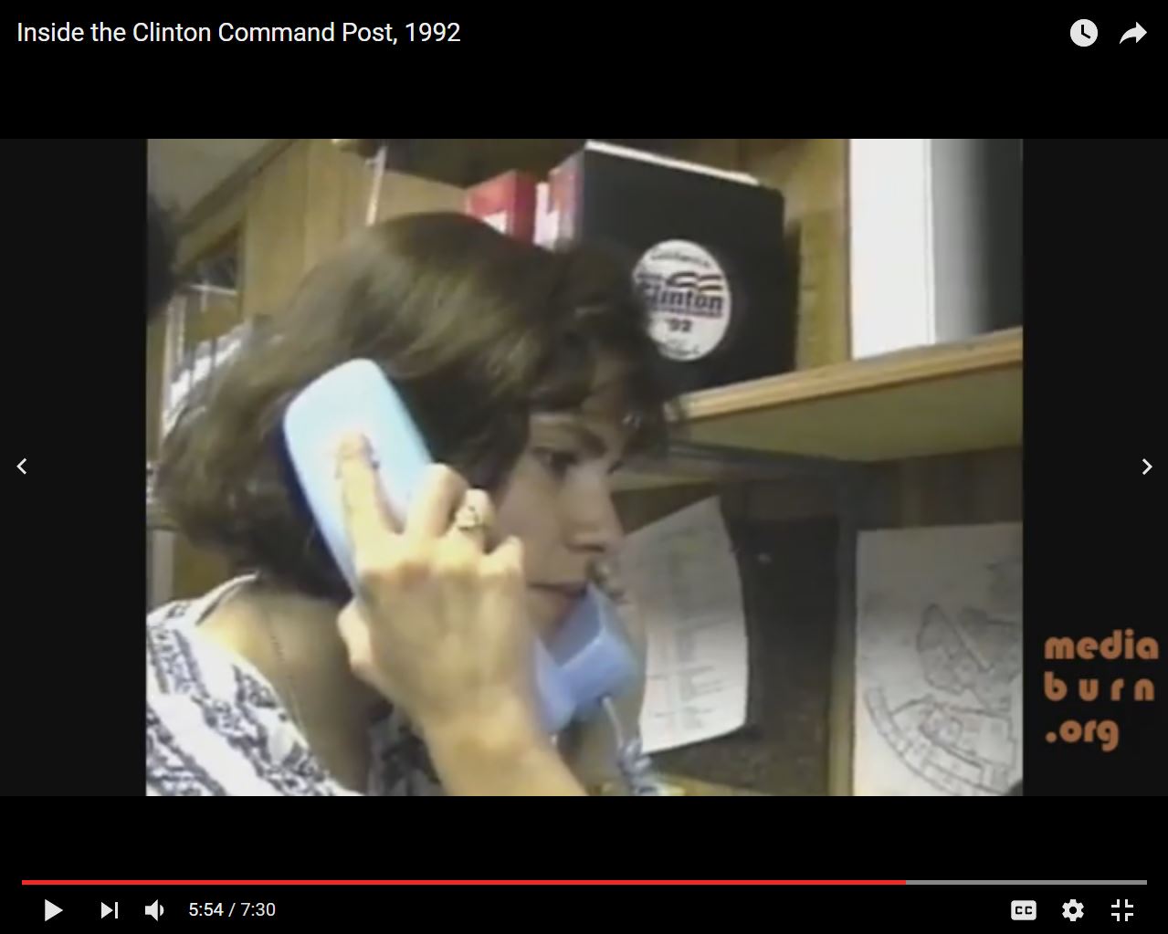 Inside the Clinton Command Center, DNC ’92