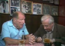 [Studs Terkel with Bill Veeck at Billy Goat Tavern]