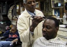 [Voices of Cabrini raw: old barbershop – Pratt narration – new barbershop]