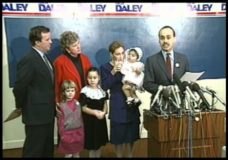 [Luis Gutierrez endorses Richard M. Daley over Eugene Sawyer]