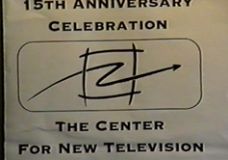 CENTER FOR NEW TELEVISION 15TH ANNIVERSARY AWARDS